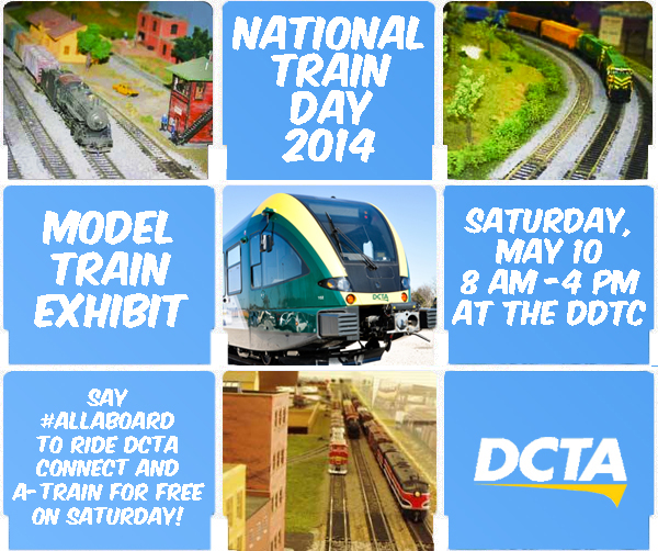 Celebrate National Train Day with DCTA!