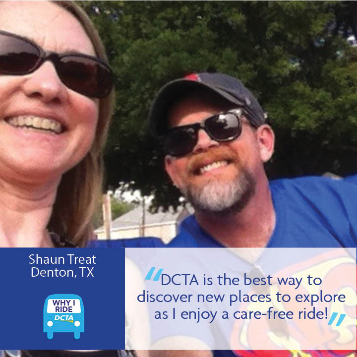 Why I Ride DCTA – Shaun Treat