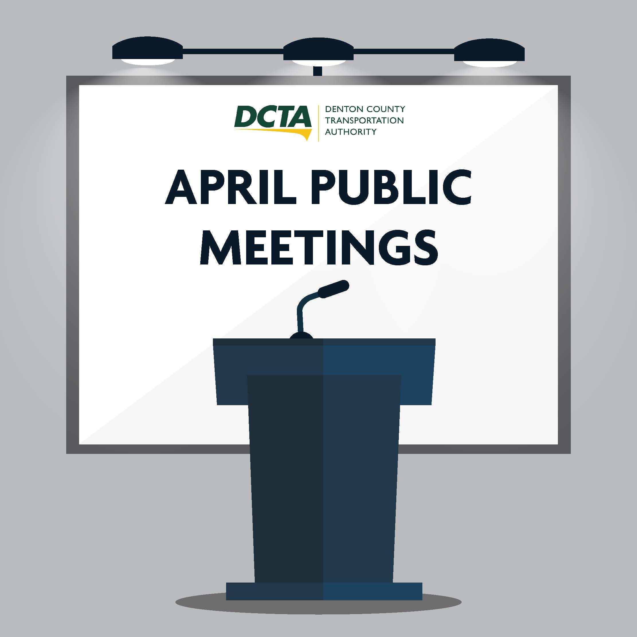 Join Us at Our April Public Meetings