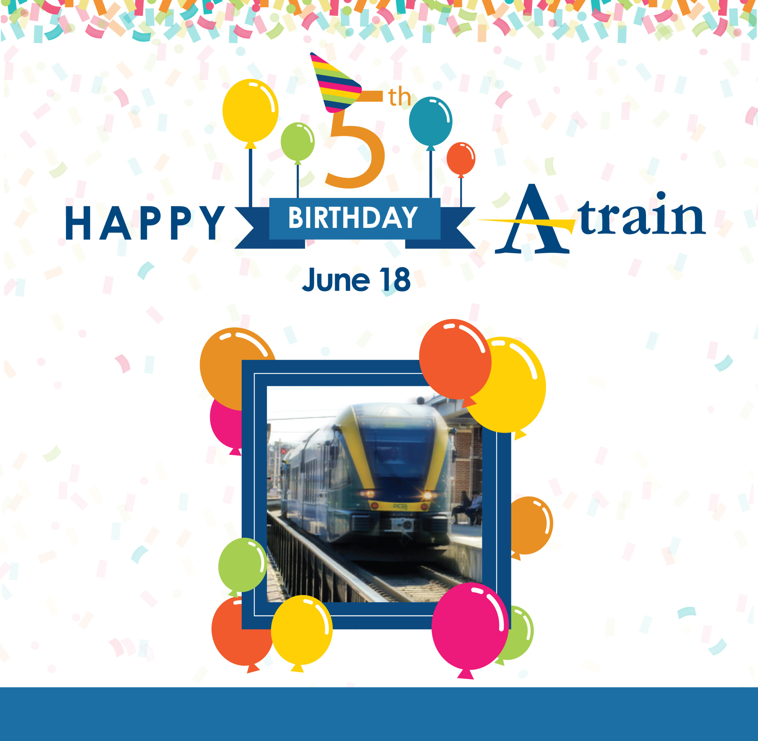Happy Fifth Birthday A-train!