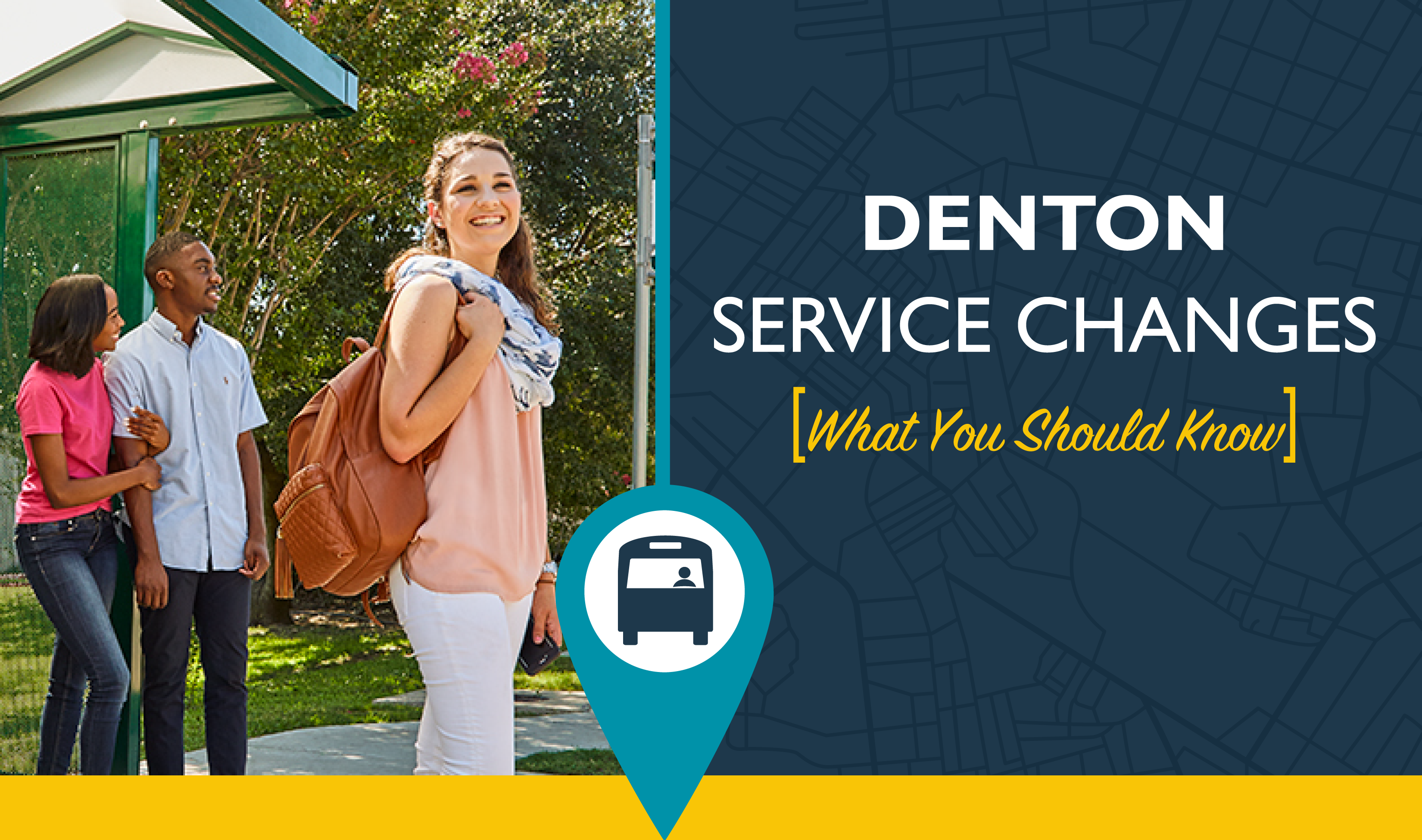 The Five W’s of the Upcoming Denton Connect Bus Service Changes