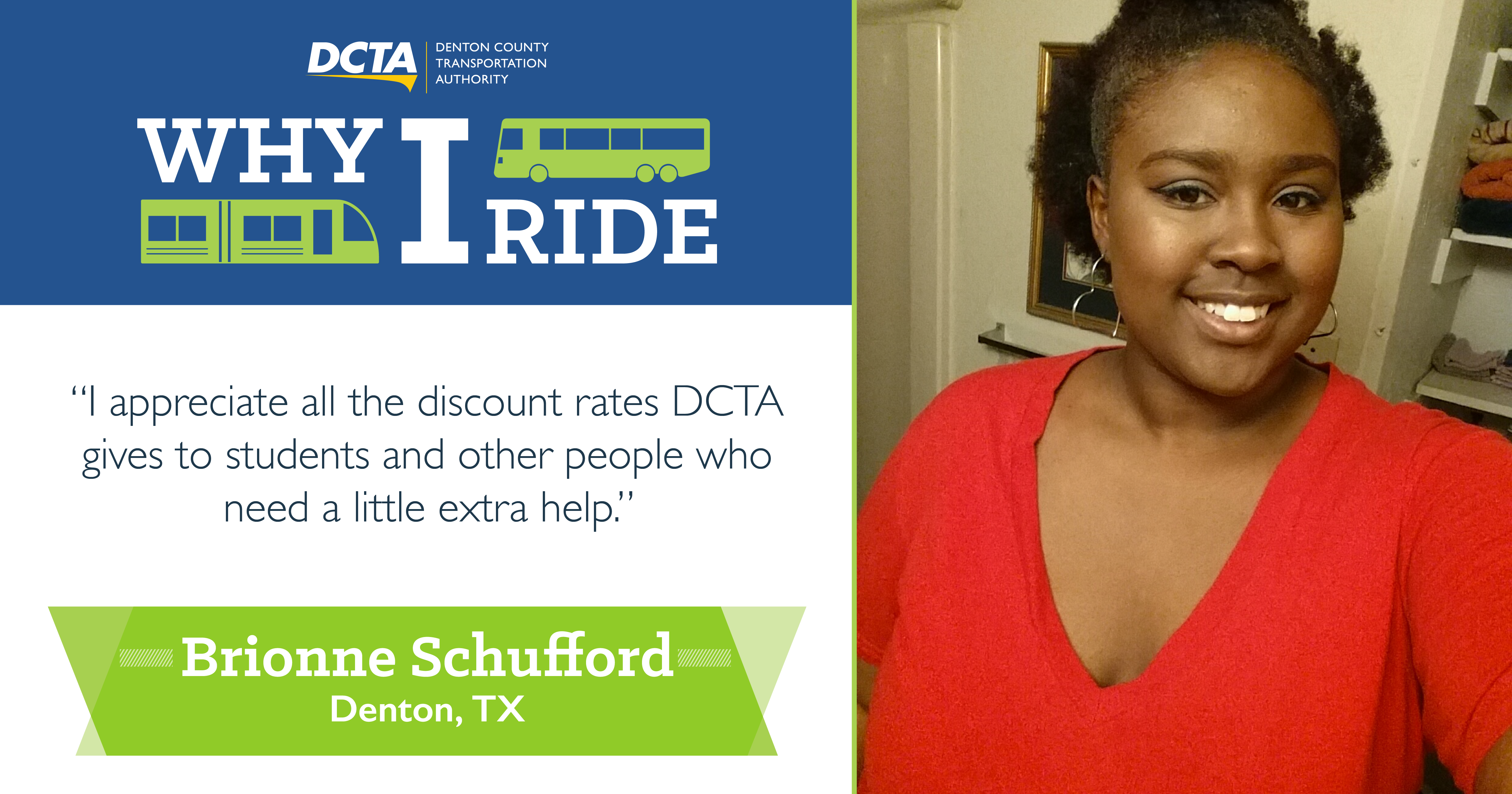 #WhyIRideDCTA – Brionne Schufford