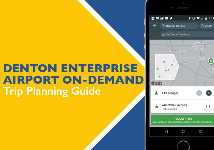 How-To Guide for Booking Trips on our Denton Enterprise Airport On-Demand Pilot Service