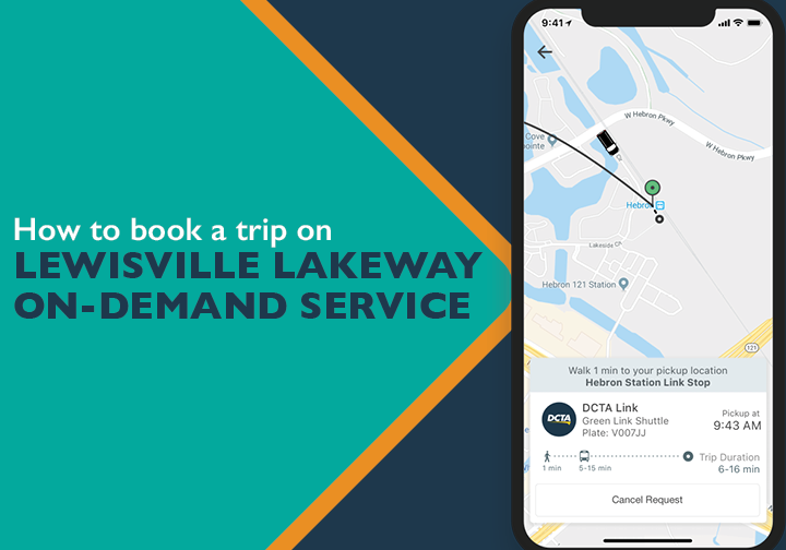 5 Easy Steps to Book a Ride on our Lewisville Lakeway On-Demand Service
