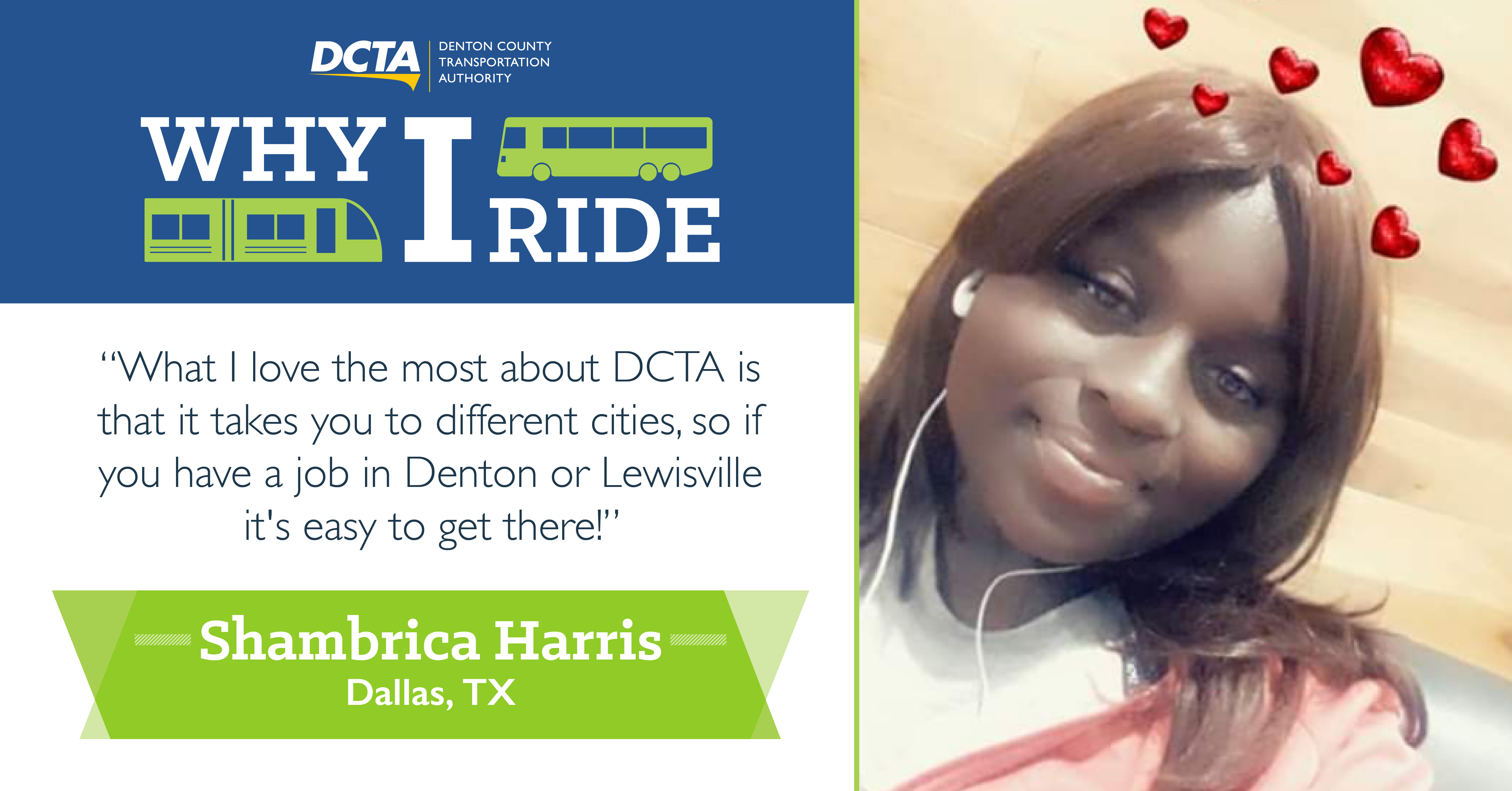 #WhyIRideDCTA: Shambrica Harris