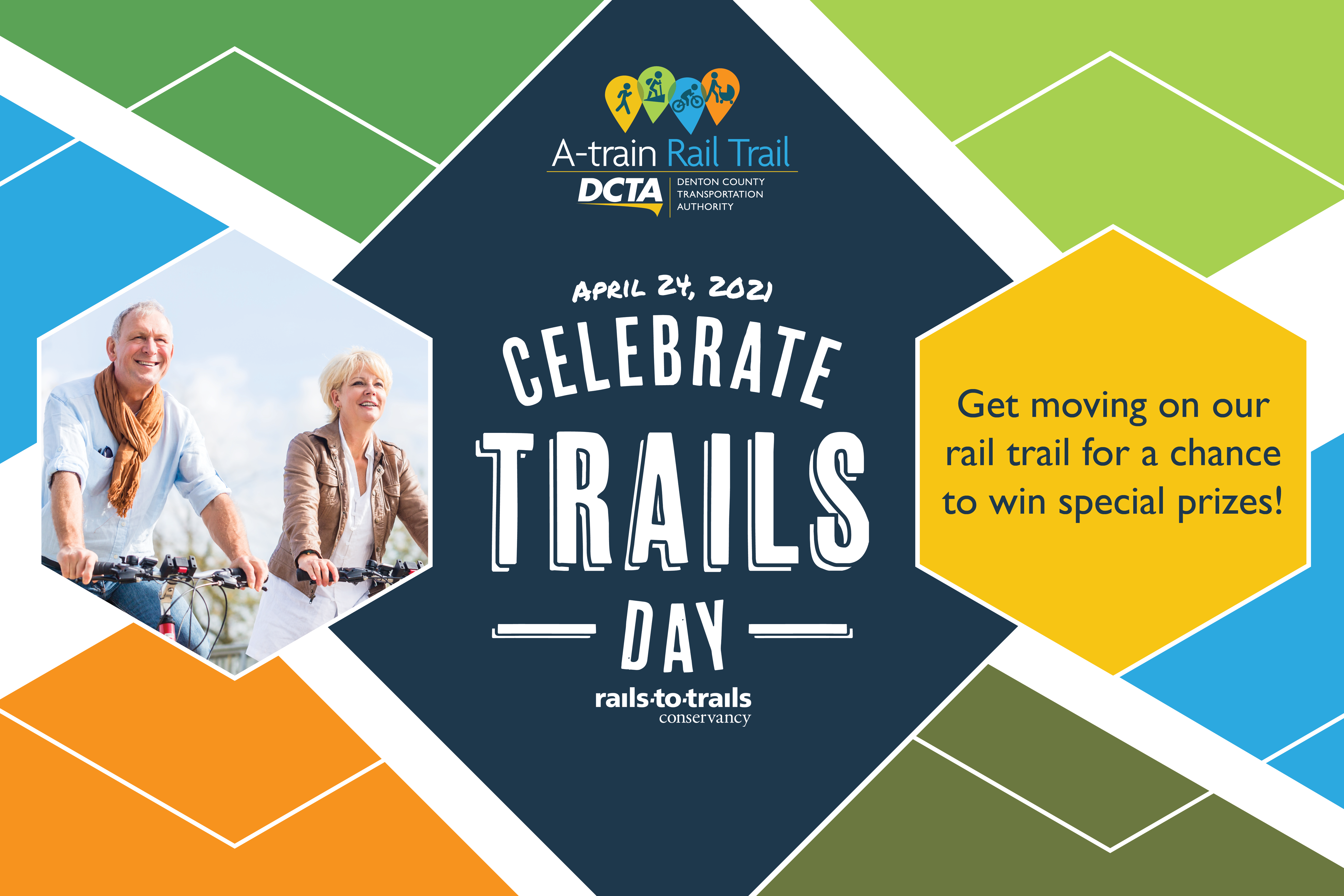 Celebrate Trails Day on DCTA’s A-train Rail Trail
