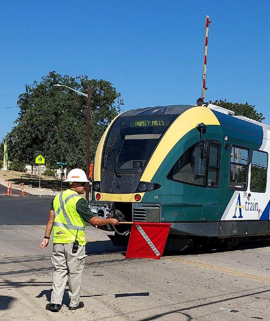 DCTA Completes Repairs to Morse Street Crossing in Denton