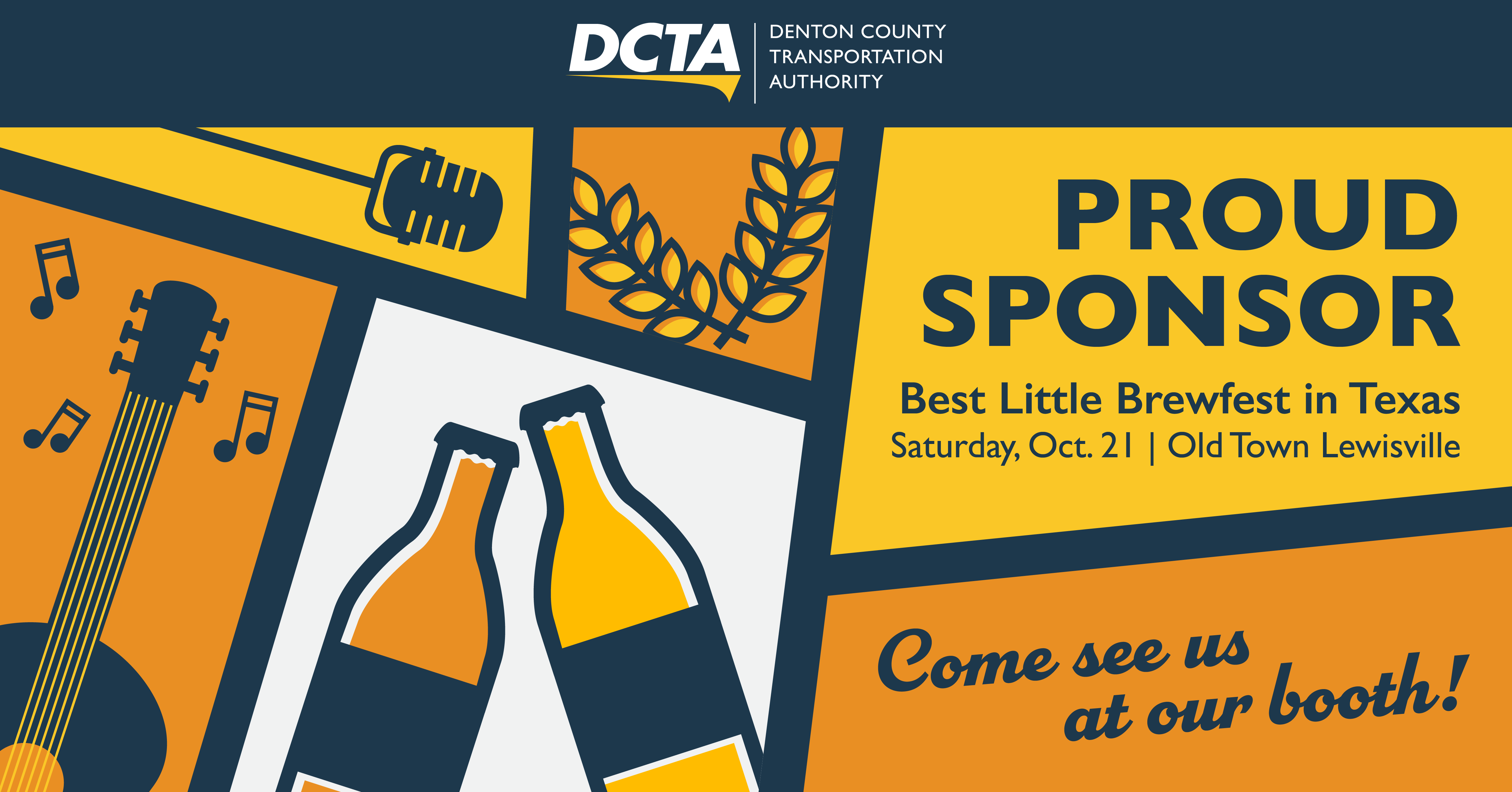 Free DCTA Shuttle Service to the Best Little Brewfest in Texas