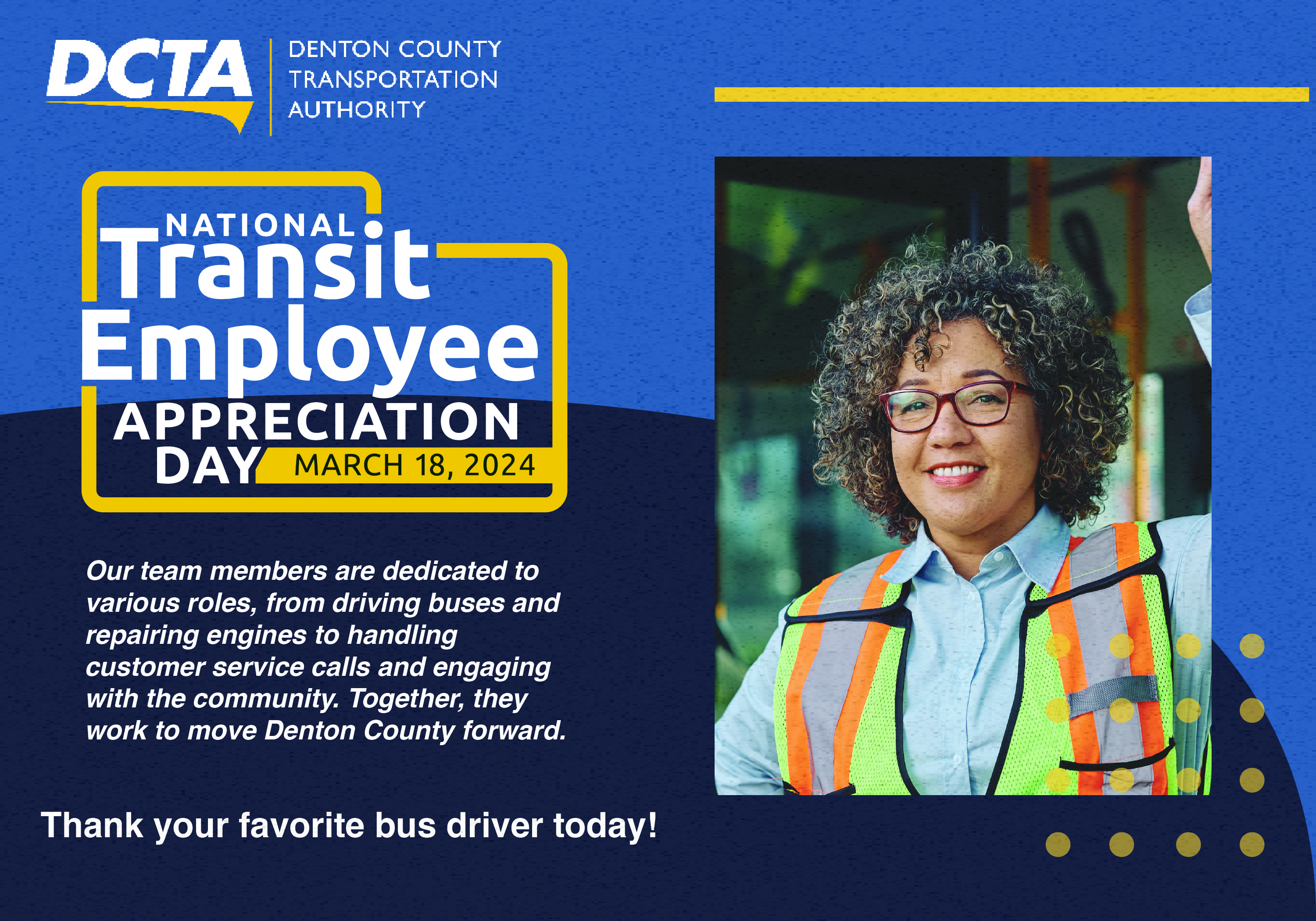 Happy National Transit Employee Appreciation Day!